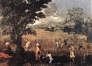 Nicolas Poussin Summer(Ruth and Boaz) USA oil painting artist